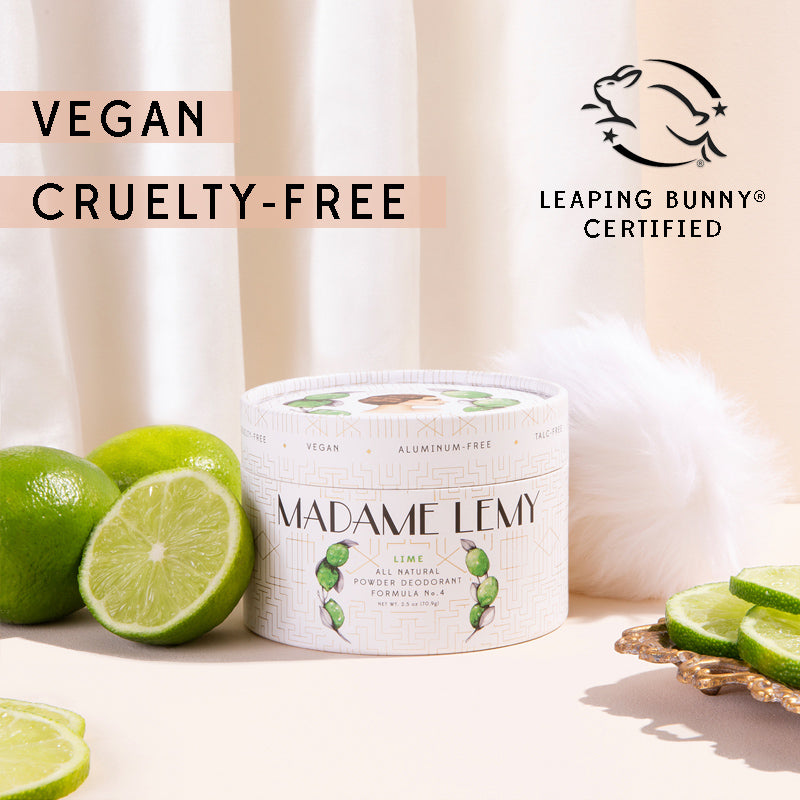 Whole Body Powder Deodorant - Lime (Talc Free) – Madame Lemy